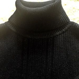 Liz Claiborne Navy Blue Shimmery Sweater